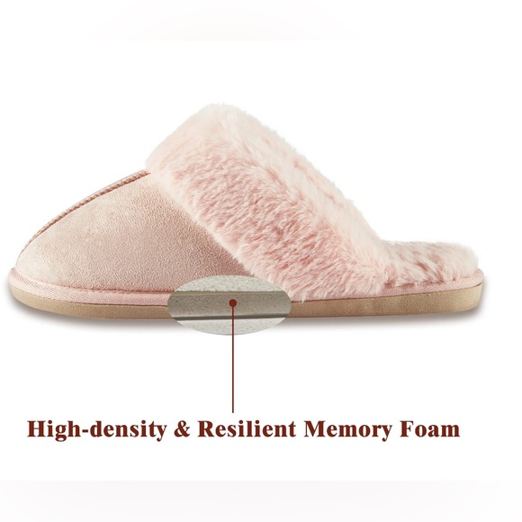 Comfy Memory Foam Slippers Indoor/Outdoor- Pink - Picture 6 of 7